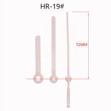 Hr19 72mm Pink Plastic Modern Clock Hands Wall Clock Pointer